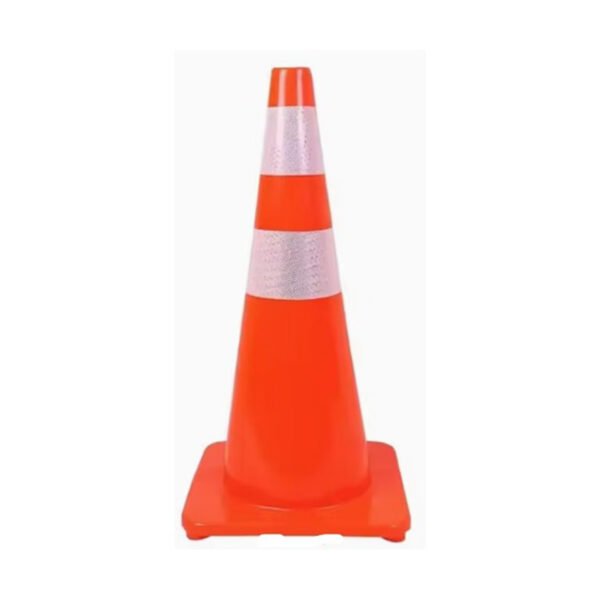 CONO PVC FLEXIBLE CON REFLECTIVO 70CM